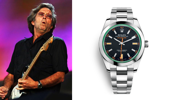 Eric Clapton's passion for watches 