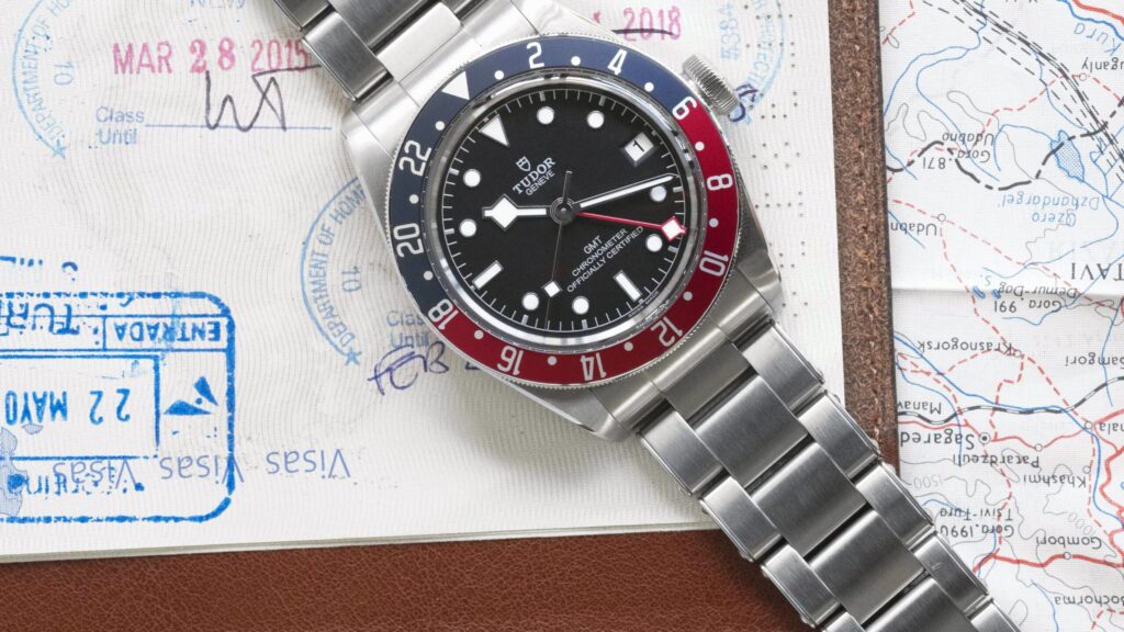 Tudor GMT with red and blue bezel
