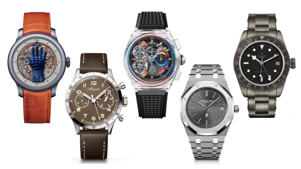 alcuni degli orologi presenti nella nostra Top 10 Onlywatch 2021