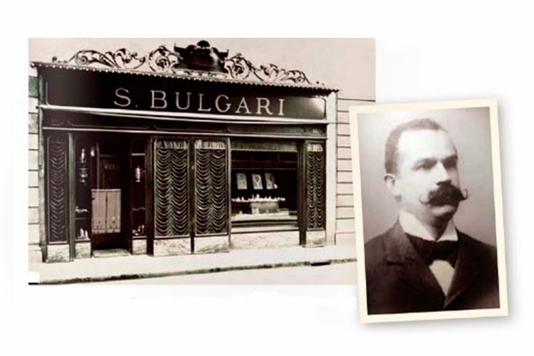 foto di repertorio di Sig. Bulgari e boutique Bulgari