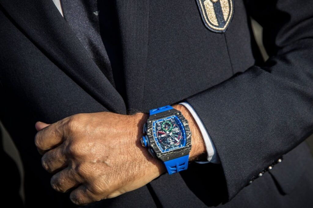 Richard Mille RM 11-04 al polso di Roberto Mancini
