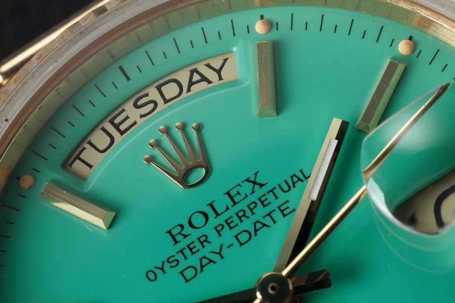Rolex Day Date Stella quadrante turchese