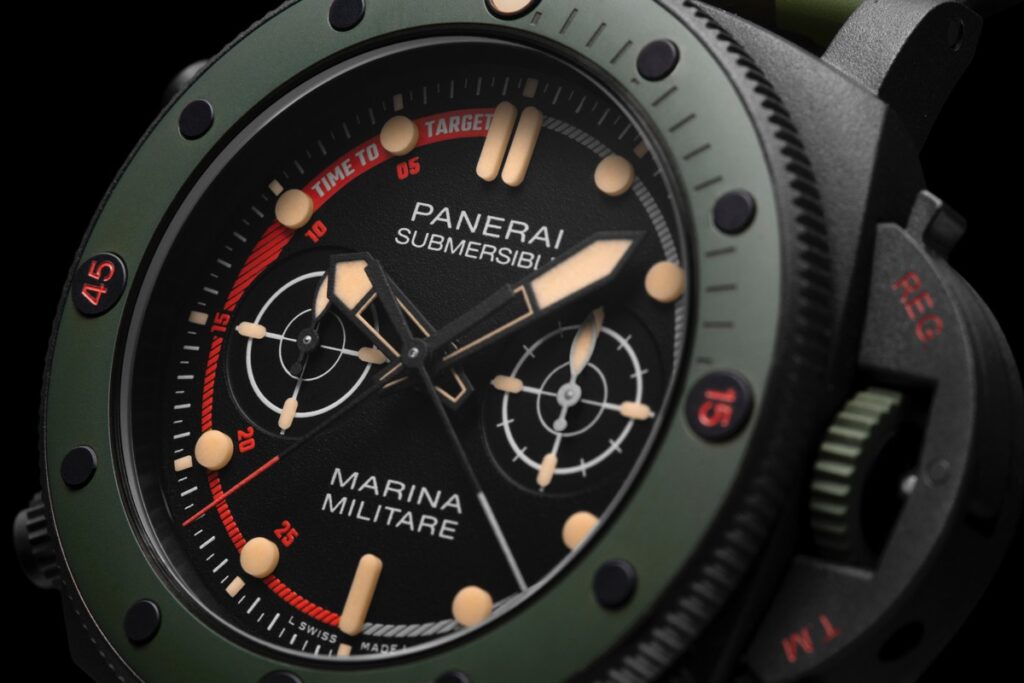 case and dial panerai submersible 