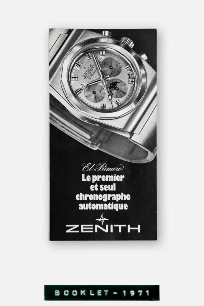 pubblicità vintage di zenith el primero