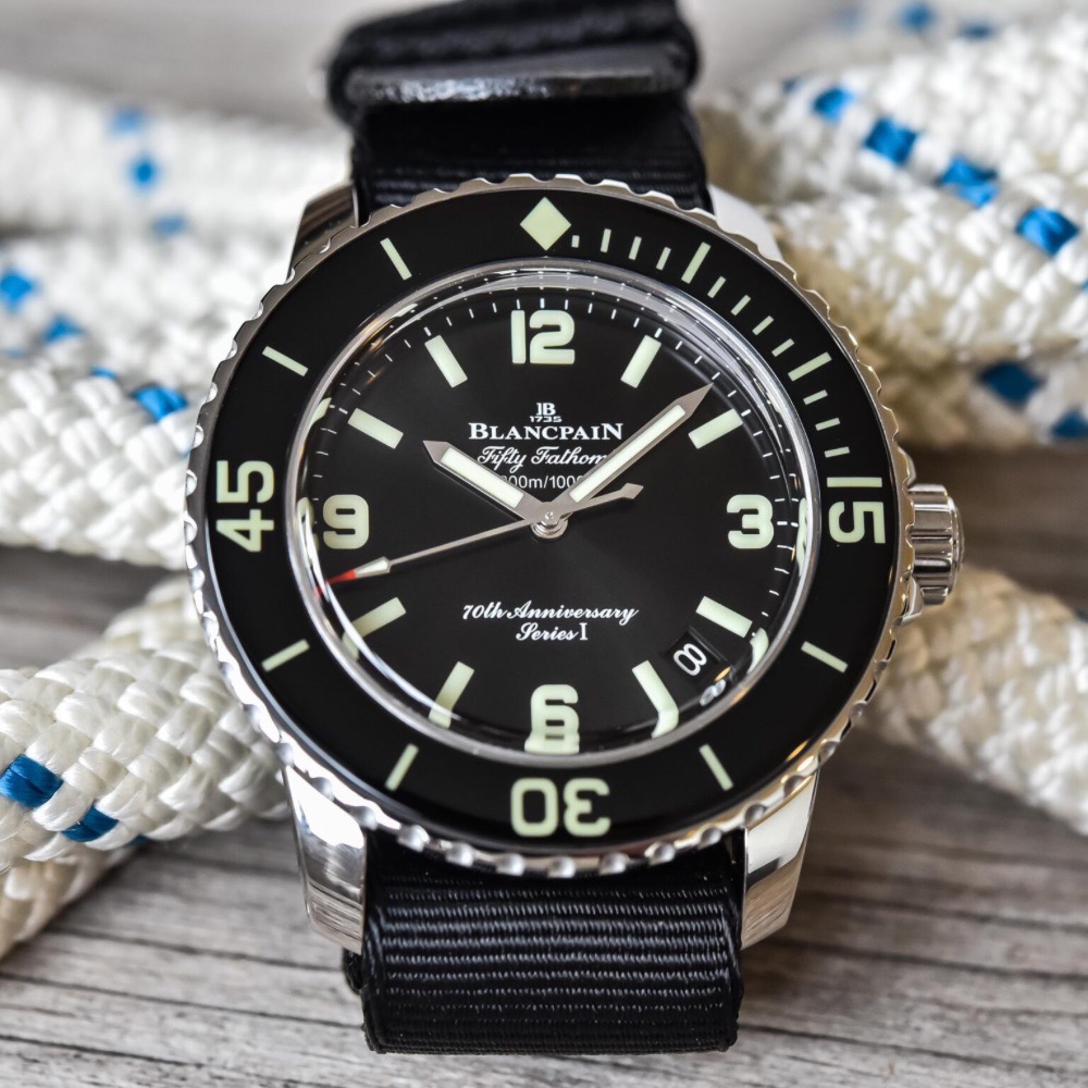 blancpain fifty fathoms 70th anniversary picture by monochrome
