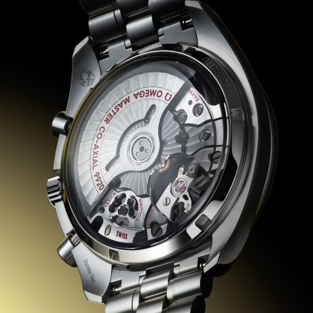Il calibro Co-Axial Master Chronometer 9920 dello Speedmaster Super Racing