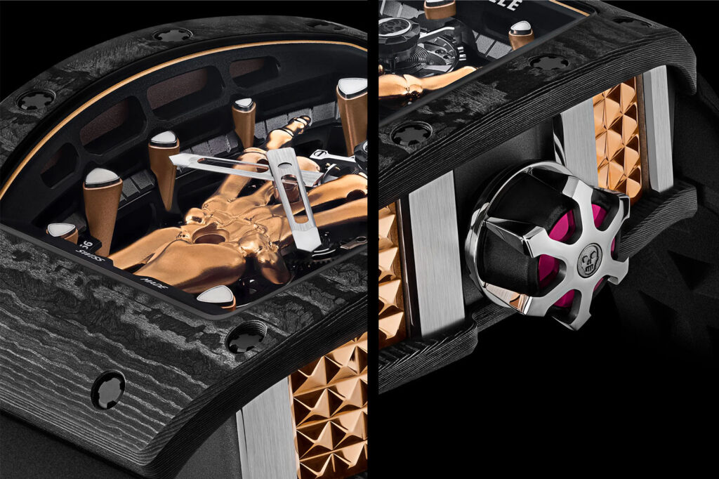 details of the case of the richard mille rm 66