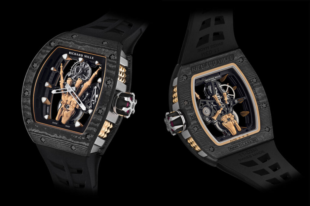 front and back view of the new richard mille rm 66