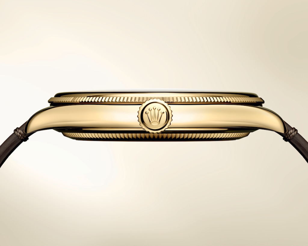 profilo del Rolex 1908 Perpetual in oro giallo
